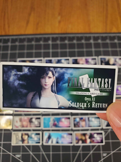 Final Fantasy TCG Opus 1-26 Set Logo Stickers | Glossy Vinyl Decals | Complete