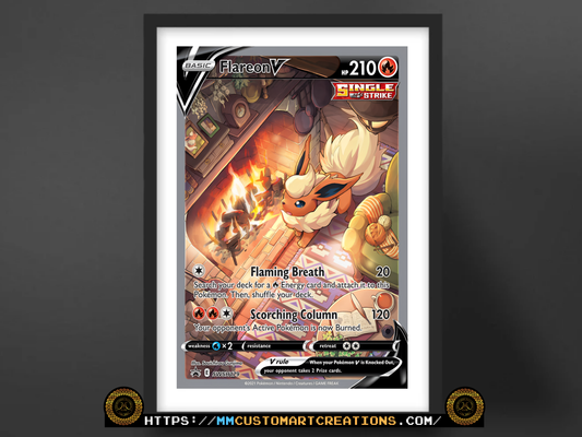 Flareon V #SWSH179 Sword & Shield Promo Poster Print - Available in Two Sizes
