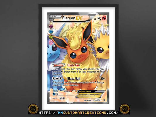Flareon EX #RC28 Generations (GEN) Poster Print - Available in Two Sizes