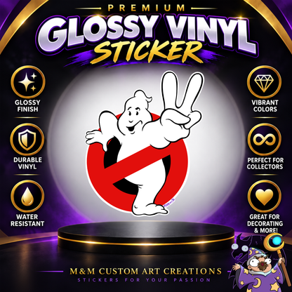 The Real Ghostbusters Glossy Vinyl Sticker SHEETS