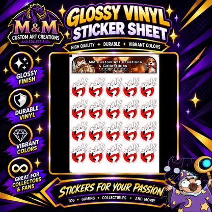 Ghostbusters 2 Logo Glossy Vinyl Sticker SHEETS