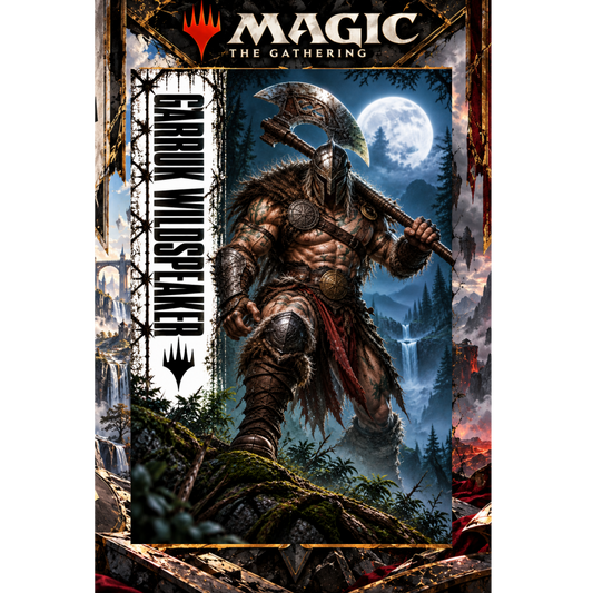 Magic The Gathering Garruk 13x19 Art Print Poster | Choose 1 or Full Set