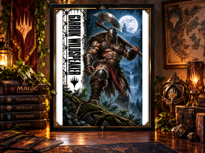 Magic The Gathering Garruk 13x19 Art Print Poster | Choose 1 or Full Set