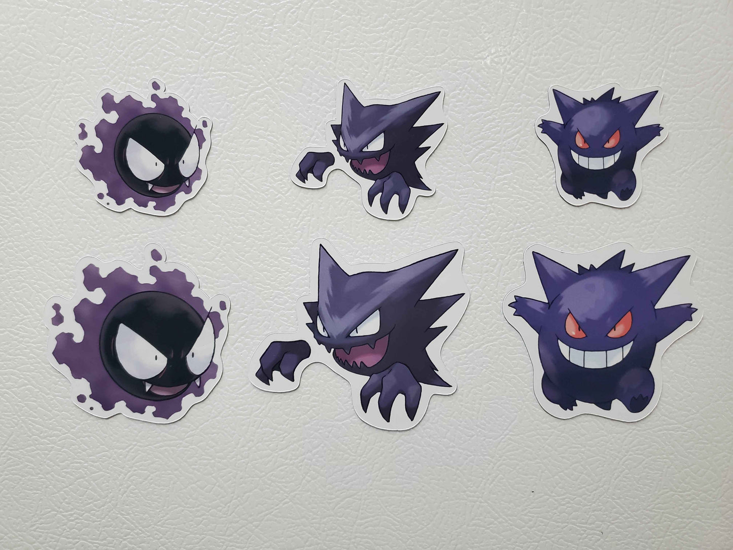 Gastly Haunter Gengar Magnet Set | Pokemon Fridge Magnets | Ghost Types