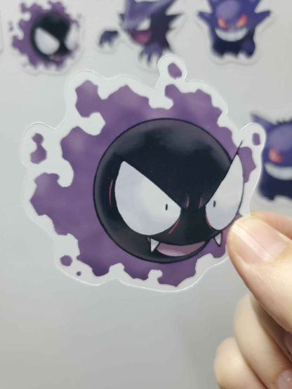 Gastly Haunter Gengar Magnet Set | Pokemon Fridge Magnets | Ghost Types