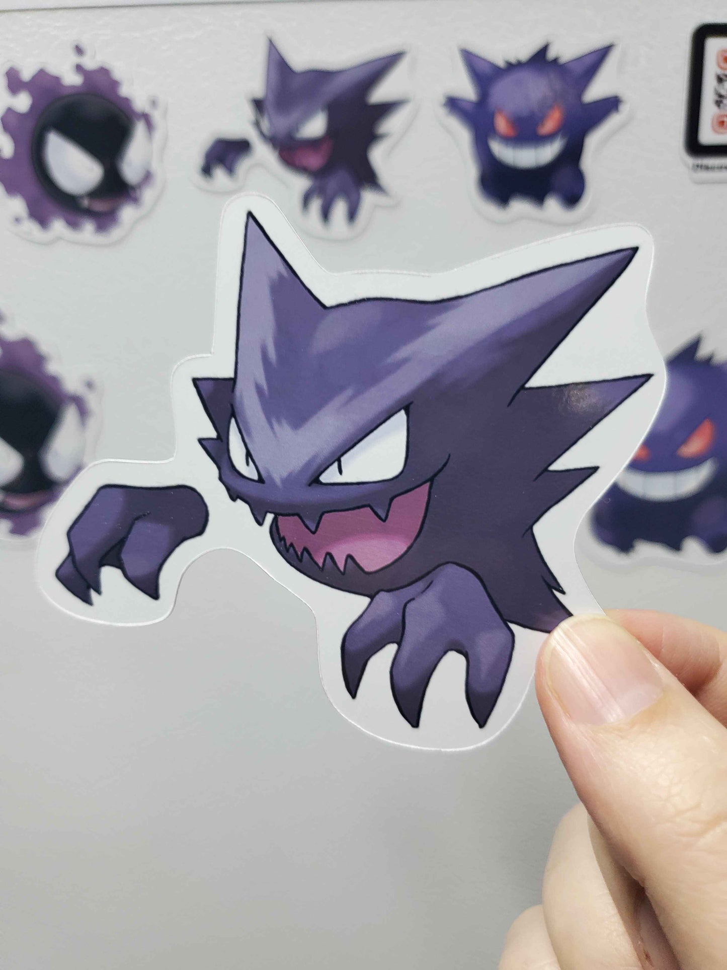 Gastly Haunter Gengar Magnet Set | Pokemon Fridge Magnets | Ghost Types