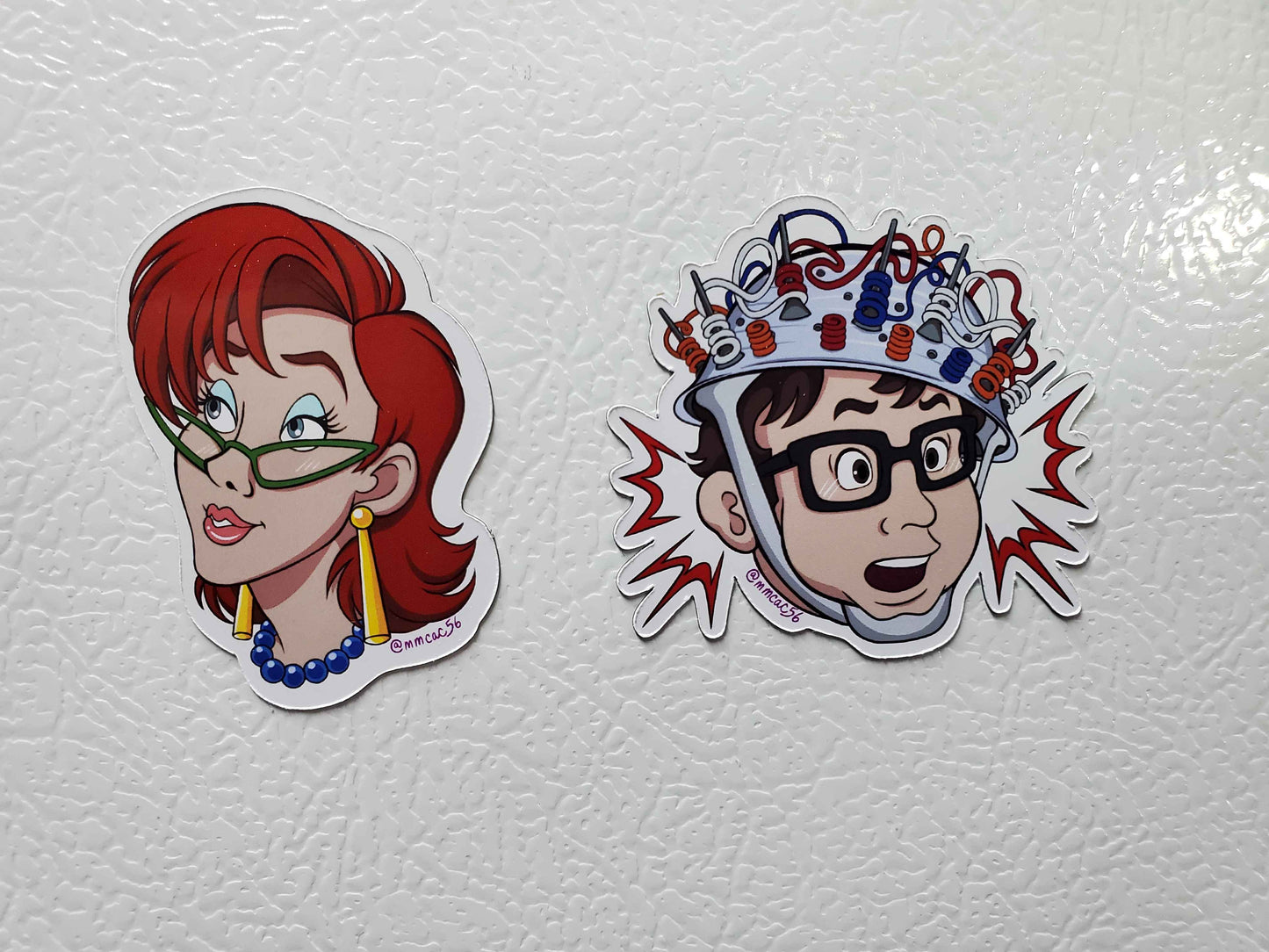The Real Ghostbusters Magnets Set of 14 - Classic 80s Cartoon Heroes & Villains
