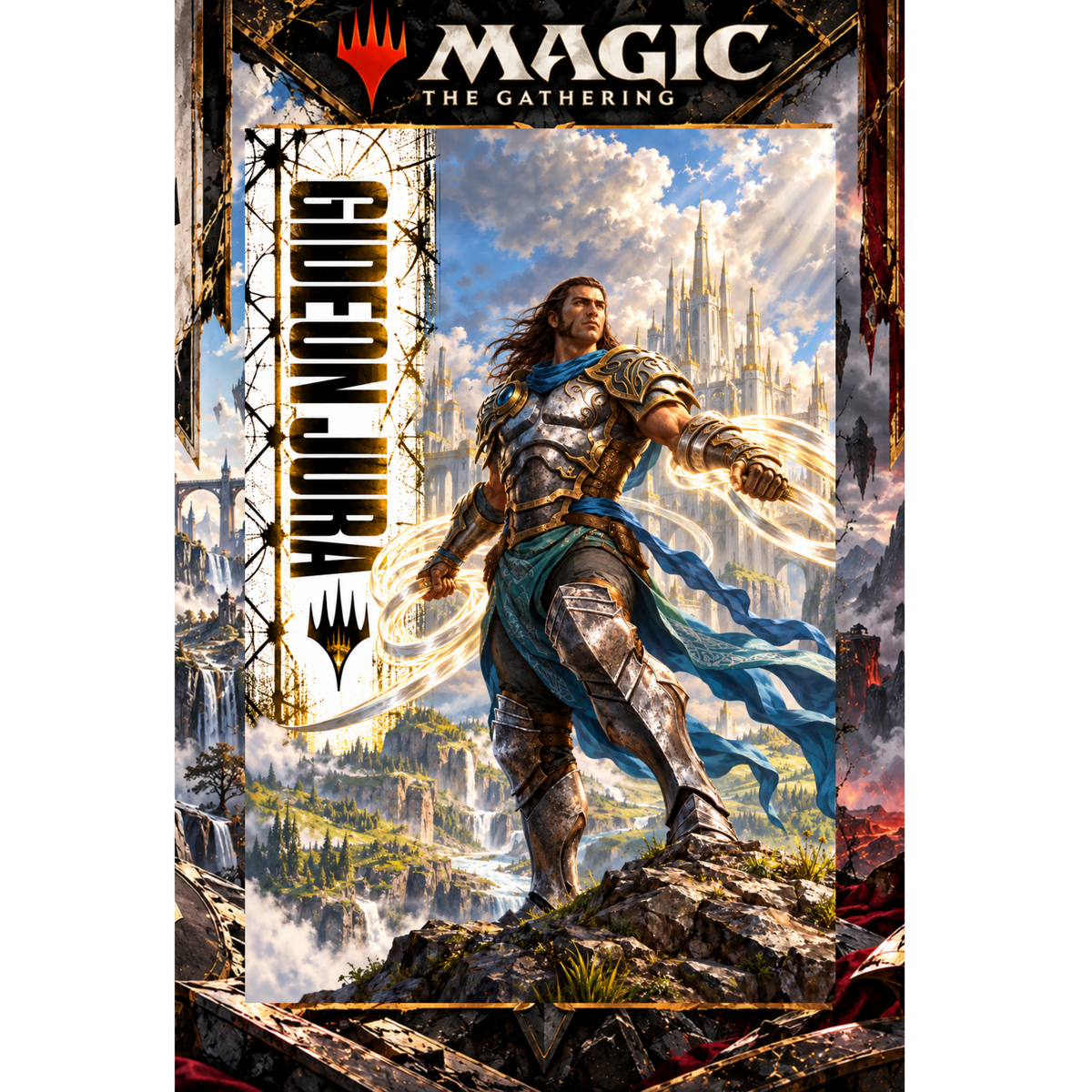 Magic The Gathering Gideon 13x19 Art Print Poster | Choose 1 or Complete Set