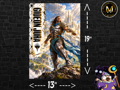 Magic The Gathering Gideon 13x19 Art Print Poster | Choose 1 or Complete Set