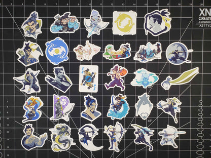 Hanzo Overwatch 2 Hero Spray's Sticker Set | 29 High Quality Glossy Vinyls