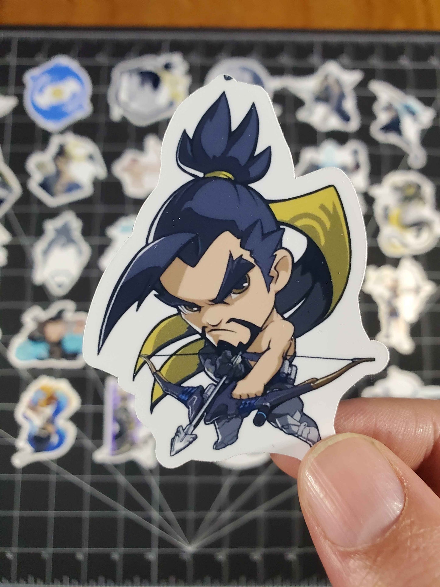 Hanzo Overwatch 2 Hero Spray's Sticker Set | 29 High Quality Glossy Vinyls
