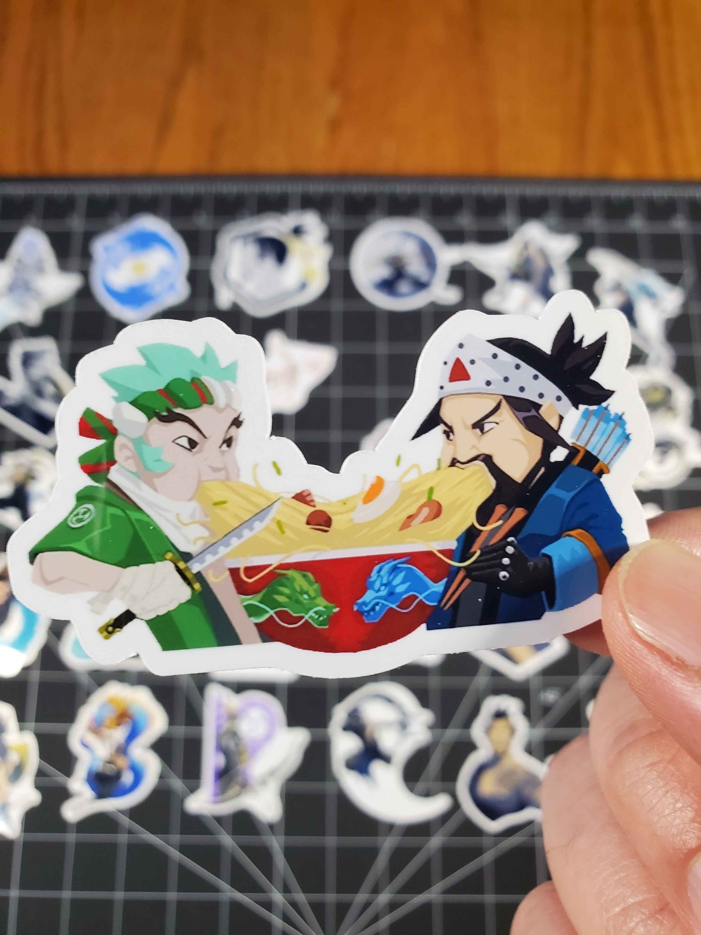 Hanzo Overwatch 2 Hero Spray's Sticker Set | 29 High Quality Glossy Vinyls