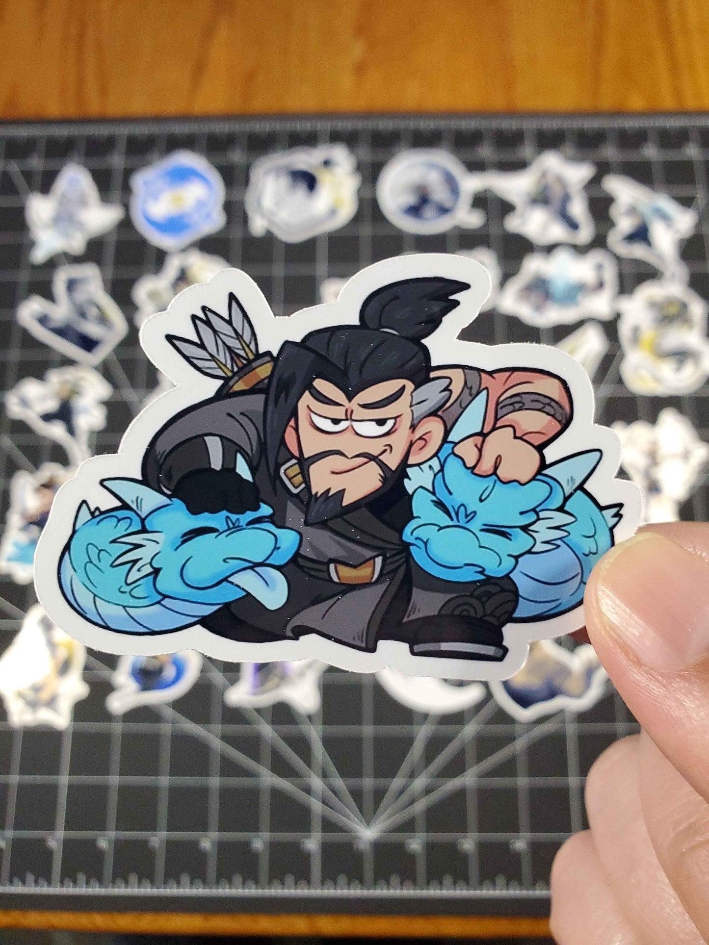 Hanzo Overwatch 2 Hero Spray's Sticker Set | 29 High Quality Glossy Vinyls