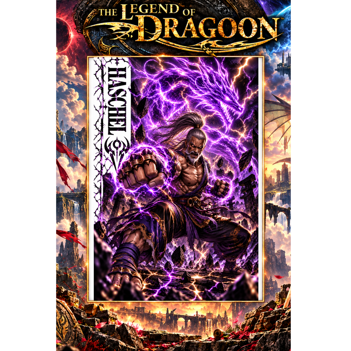 Legend of Dragoon HASCHEL 13x19 Art Print Poster | Choose 1 or Complete Set