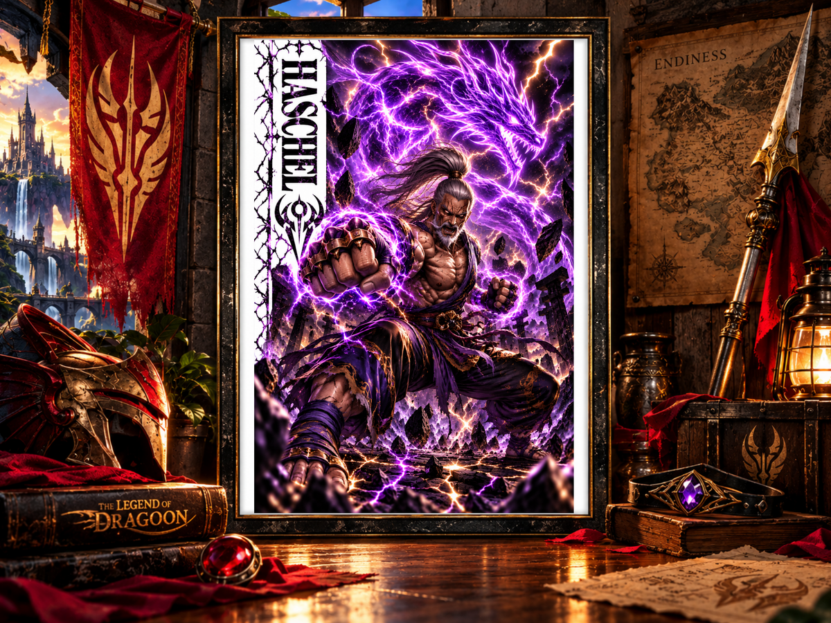 Legend of Dragoon HASCHEL 13x19 Art Print Poster | Choose 1 or Complete Set
