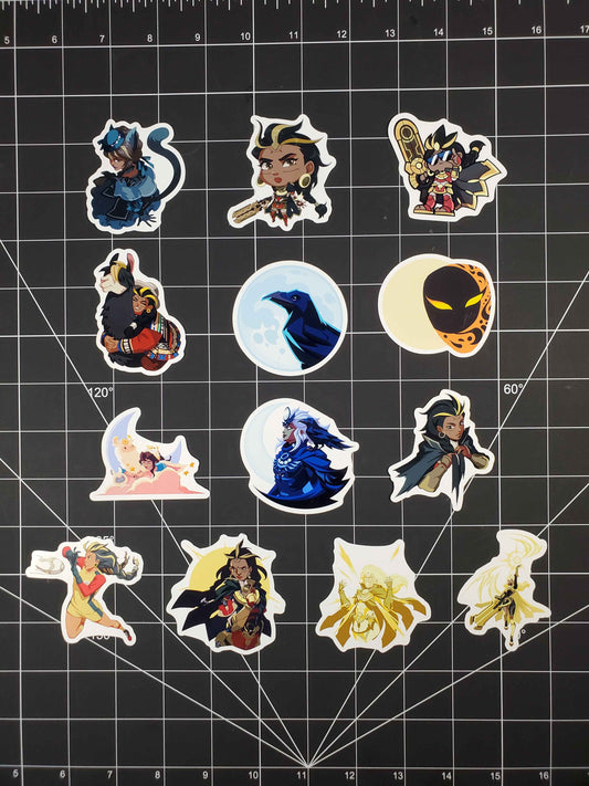 Overwatch 2 Illari Hero Spray's Sticker Set | 13 High Quality Glossy Vinyls