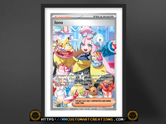 Iono #269 Alt Art Trainer Paldea Evolved (PAL) Poster Print - Available in Two Sizes