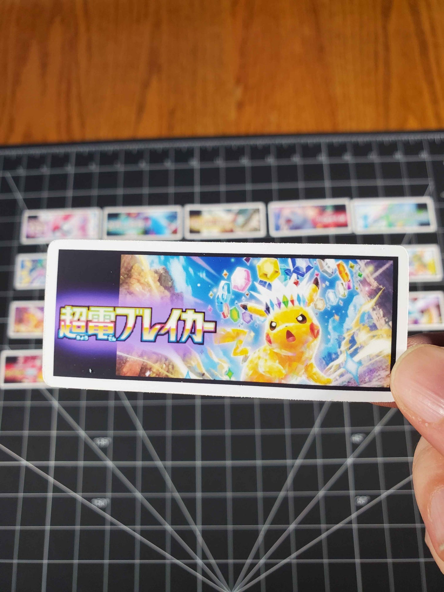 Japanese Scarlet & Violet Set Logo Stickers - Premium Glossy Vinyl Stickers