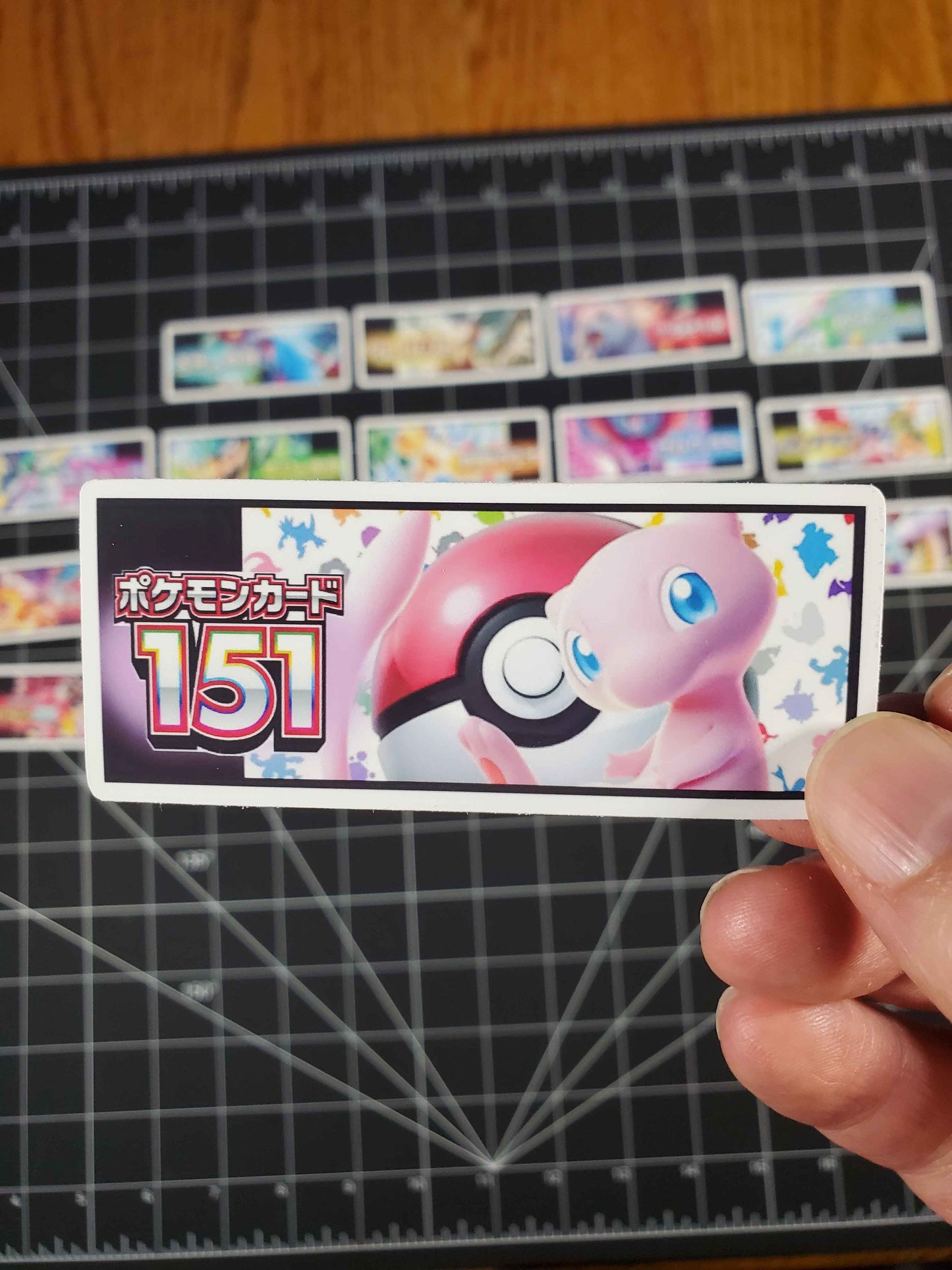 Japanese Scarlet & Violet Set Logo Stickers - Premium Glossy Vinyl Stickers