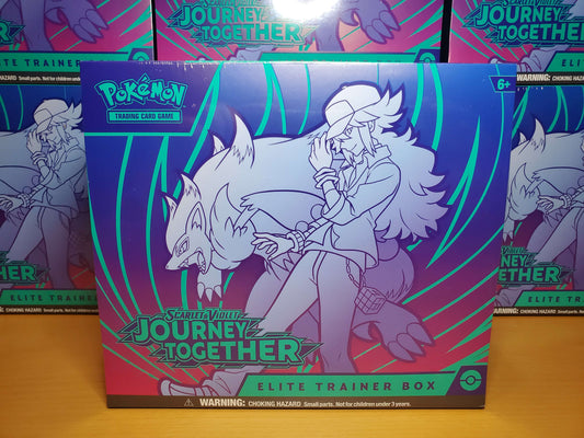 Journey Together Elite Trainer Box (ETB) – Pokémon TCG | Factory Sealed Booster Packs, Cards & Accessories