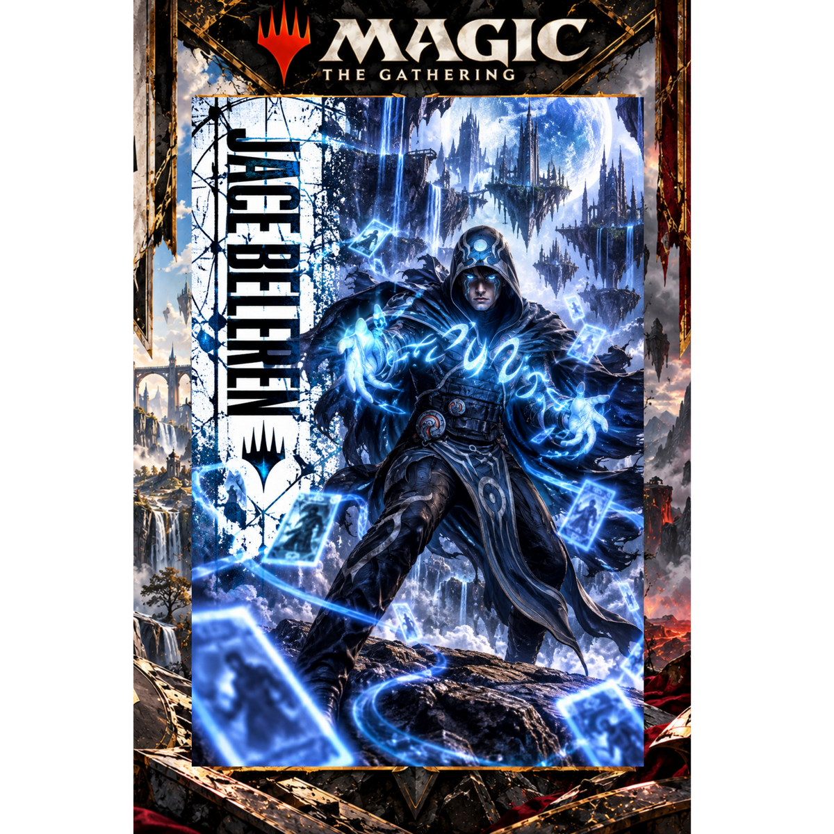 Magic The Gathering Jace 13x19 Art Print Poster | Choose 1 or Complete Set
