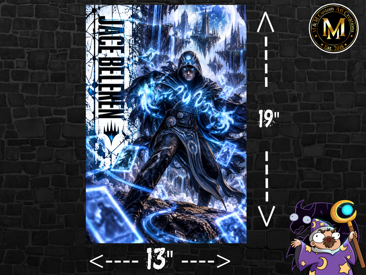 Magic The Gathering Jace 13x19 Art Print Poster | Choose 1 or Complete Set