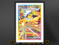 Jolteon ex #153 Secret Illustration Rare Prismatic Evolutions (PRE) Poster Print - Available in Two Sizes
