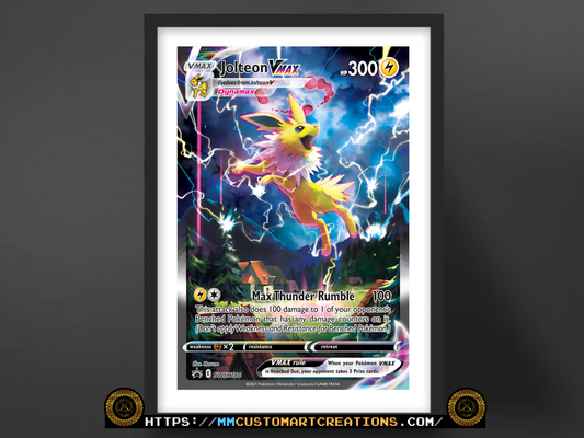 Jolteon VMAX #SWSH184 Sword & Shield Promo Poster Print - Available in Two Sizes