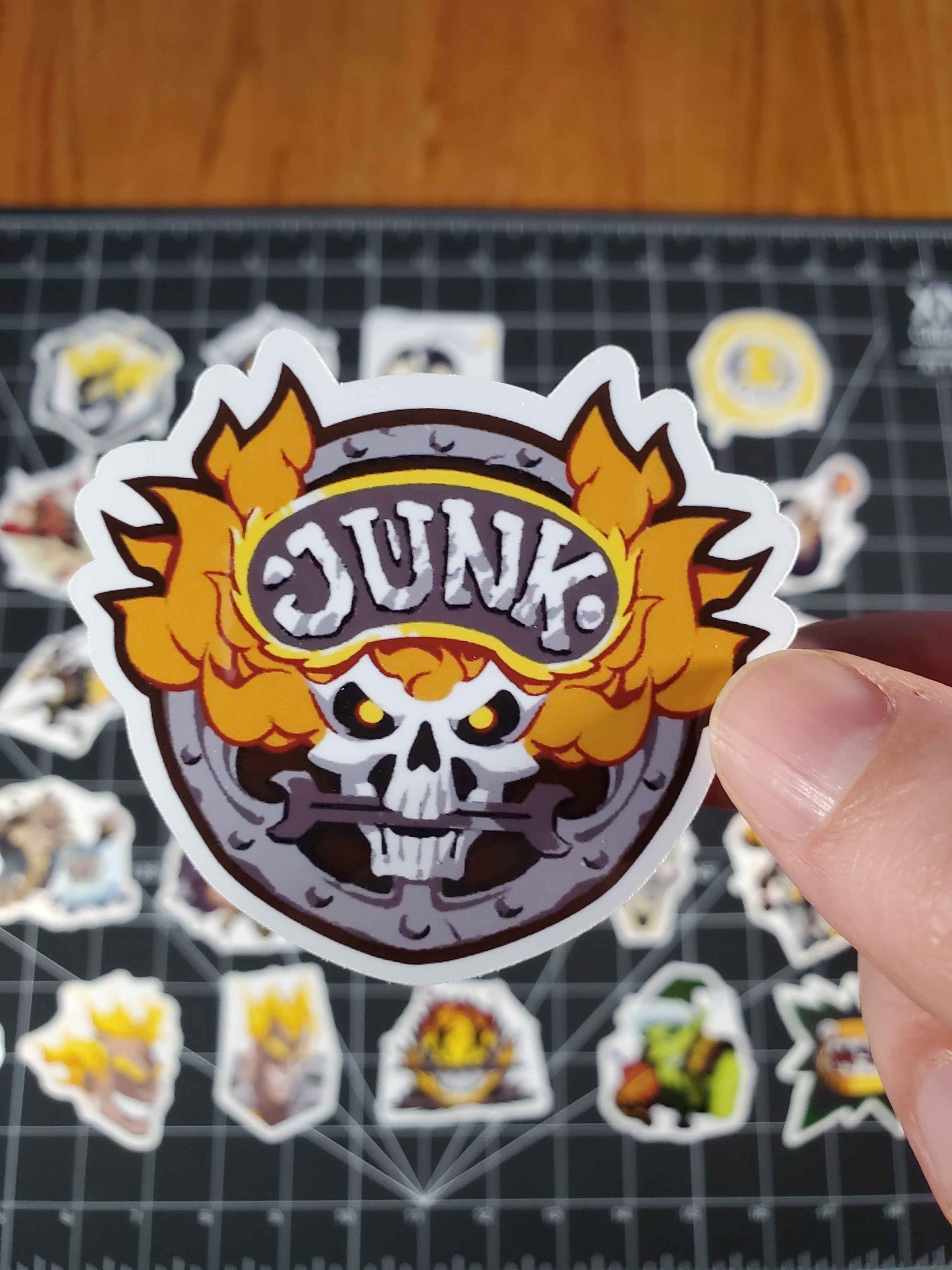 Overwatch 2 Junkrat Hero Spray's Sticker Set | 26 High Quality Glossy Vinyls