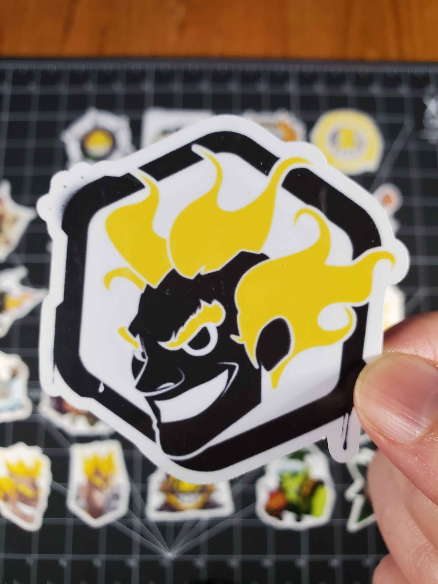 Overwatch 2 Junkrat Hero Spray's Sticker Set | 26 High Quality Glossy Vinyls