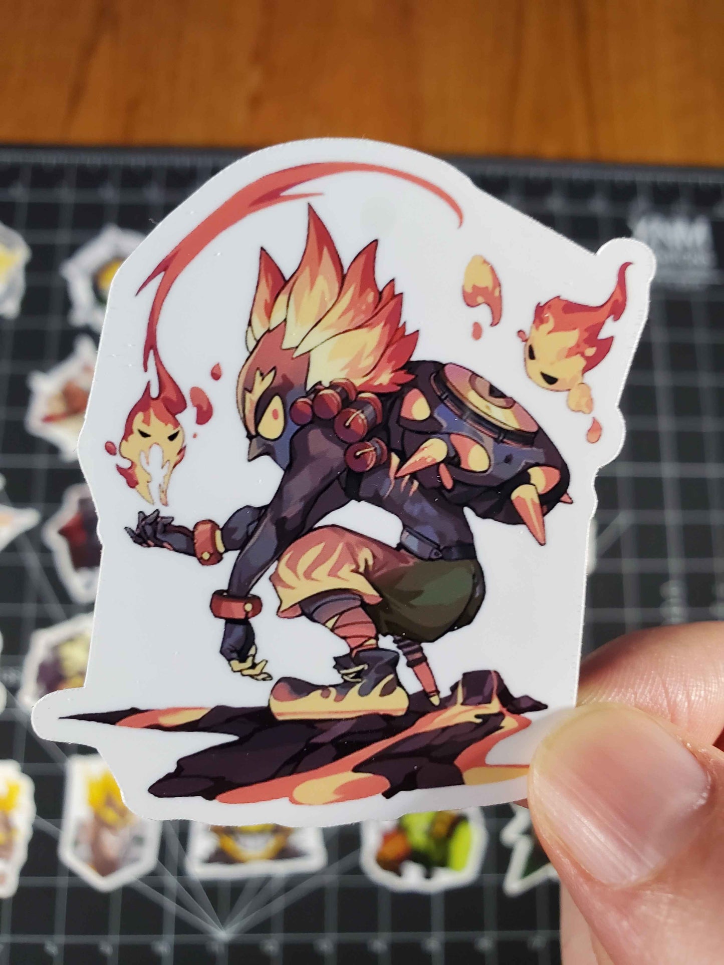 Overwatch 2 Junkrat Hero Spray's Sticker Set | 26 High Quality Glossy Vinyls