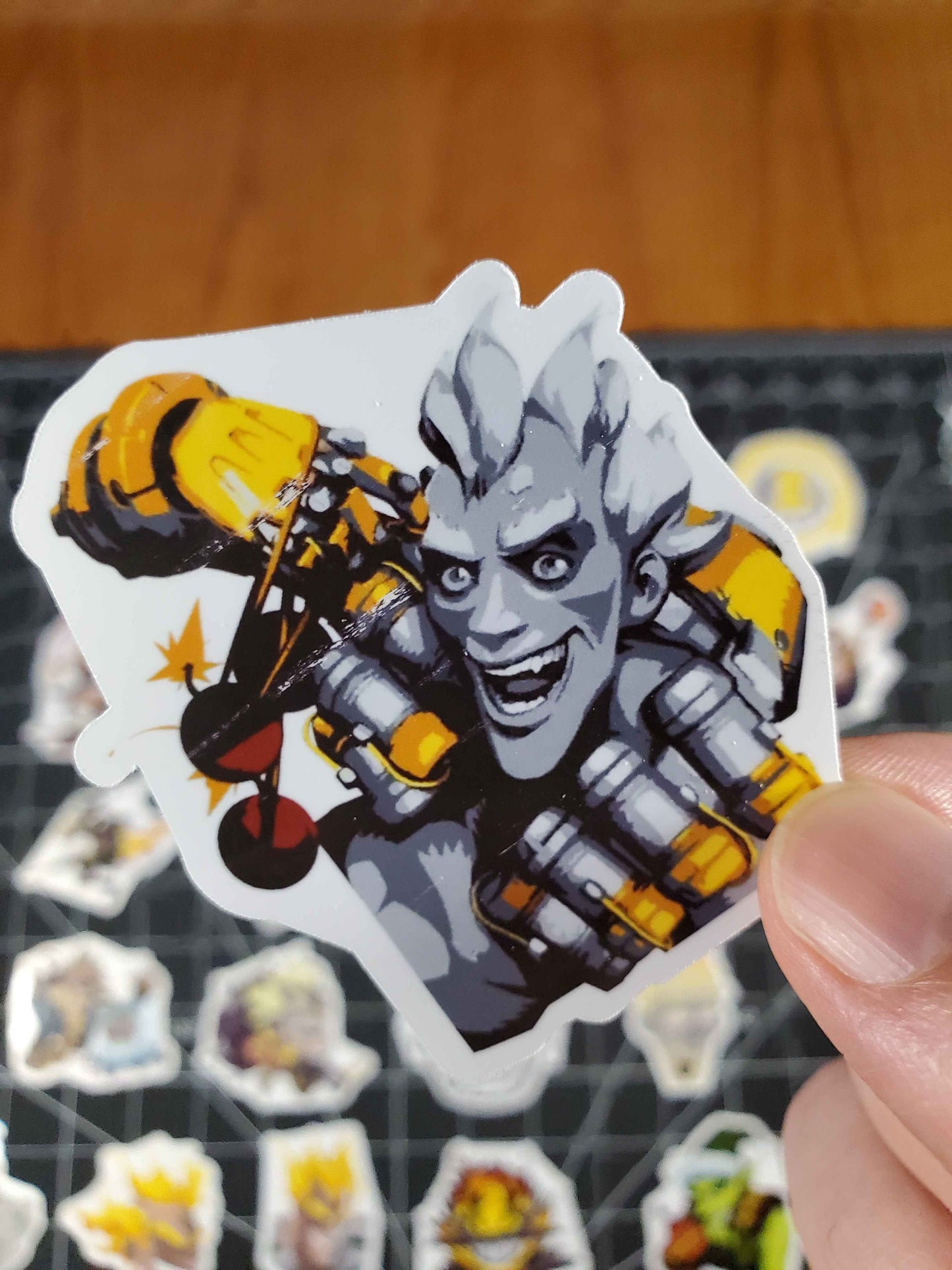 Overwatch 2 Junkrat Hero Spray's Sticker Set | 26 High Quality Glossy Vinyls