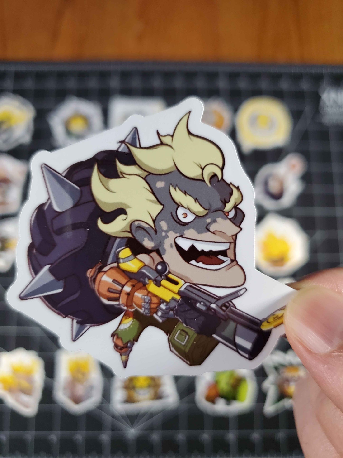 Overwatch 2 Junkrat Hero Spray's Sticker Set | 26 High Quality Glossy Vinyls