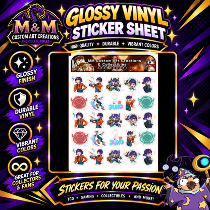 Juno from Overwatch 2 Glossy Vinyl Sticker SHEETS