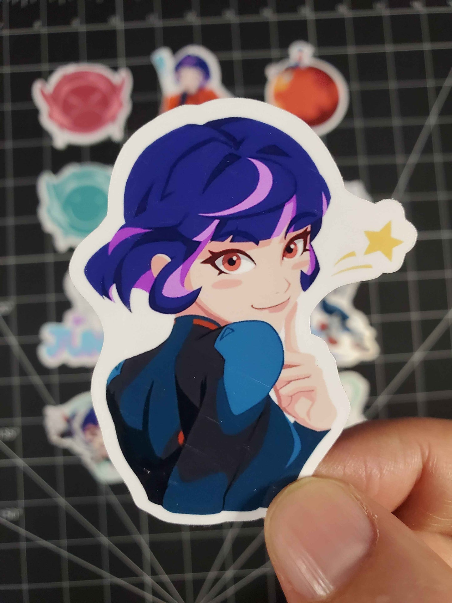 Overwatch 2 Juno Hero Sprays Sticker Set | 12 High Quality Glossy Vinyl Stickers