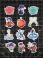 Overwatch 2 Juno Hero Sprays Sticker Set | 12 High Quality Glossy Vinyl Stickers