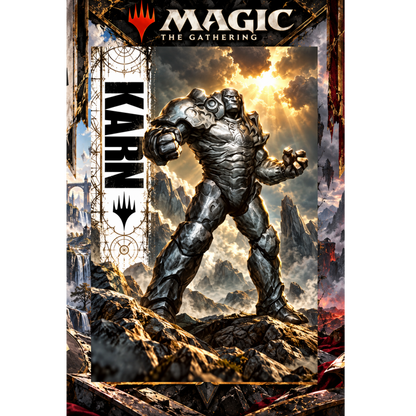 Magic The Gathering Karn 13x19 Art Print Poster | Choose 1 or Full Set