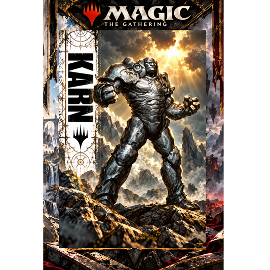 Magic The Gathering Karn 13x19 Art Print Poster | Choose 1 or Full Set