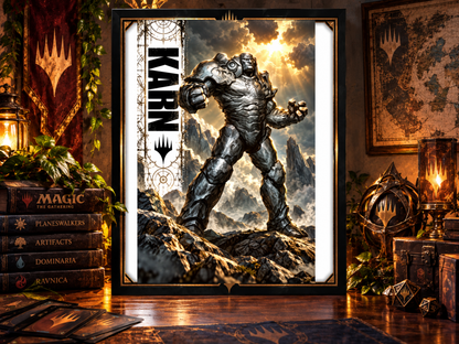Magic The Gathering Karn 13x19 Art Print Poster | Choose 1 or Full Set