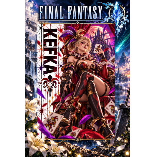 Final Fantasy Kefka 13x19 Art Print Poster | Choose 1 or Complete Set
