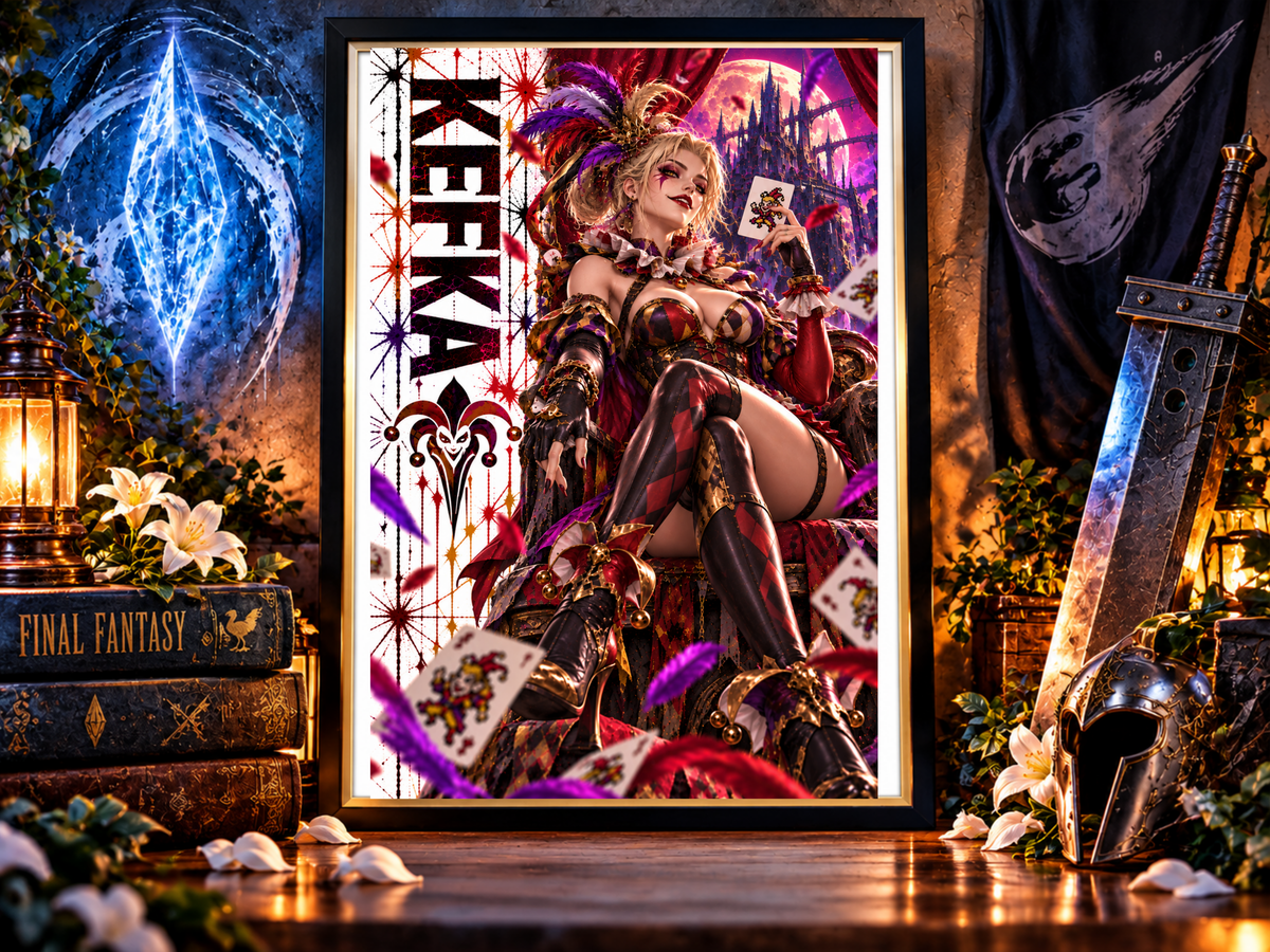 Final Fantasy Kefka 13x19 Art Print Poster | Choose 1 or Complete Set