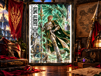 Legend of Dragoon KING ALBERT 13x19 Art Print Poster | Choose 1 or Complete Set