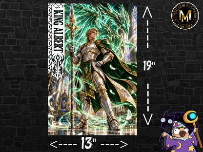 Legend of Dragoon KING ALBERT 13x19 Art Print Poster | Choose 1 or Complete Set