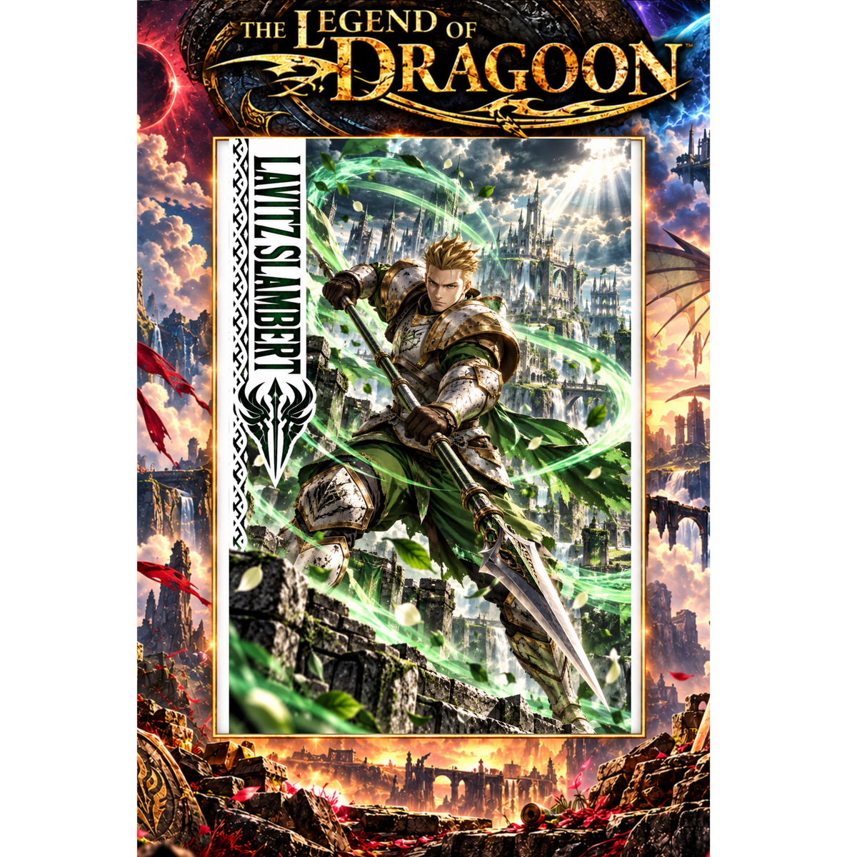 Legend of Dragoon LAVITZ 13x19 Art Print Poster | Choose 1 or Complete Set