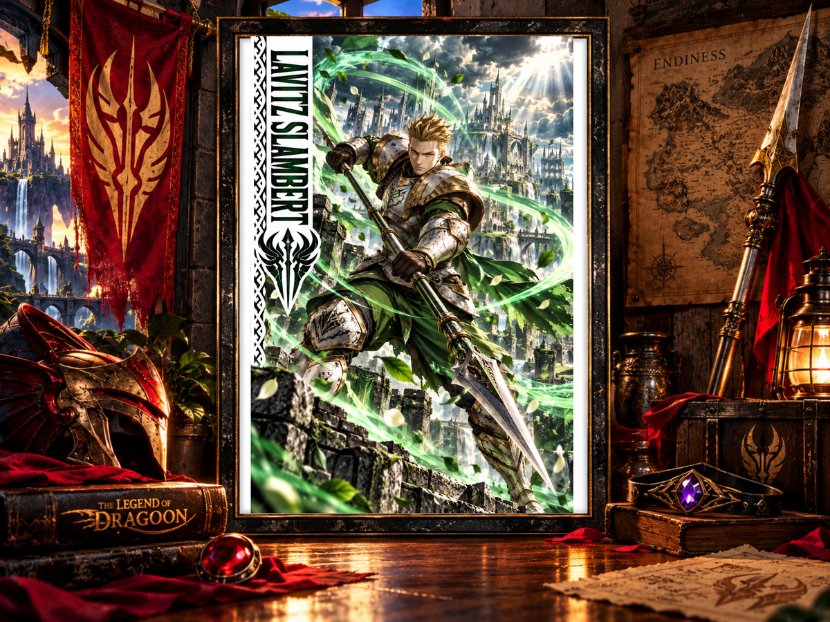 Legend of Dragoon LAVITZ 13x19 Art Print Poster | Choose 1 or Complete Set