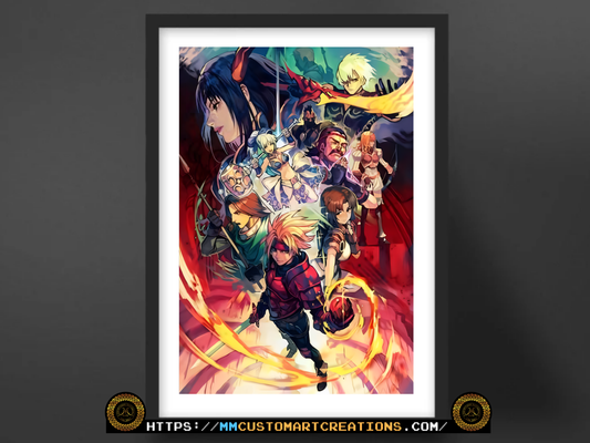 The Legend of Dragoon Poster Print | Fantasy RPG Video Game Wall Art