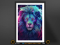 Leo Poster Prints | Zodiac Wall Art | Astrological Sign Decor | Great Gifts