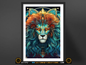 Leo Poster Prints | Zodiac Wall Art | Astrological Sign Decor | Great Gifts