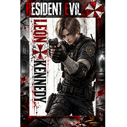 Resident Evil Leon Kennedy 13x19 Art Print Poster | Choose 1 or Complete Set