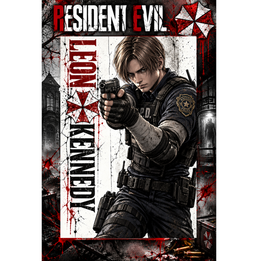 Resident Evil Leon Kennedy 13x19 Art Print Poster | Choose 1 or Complete Set